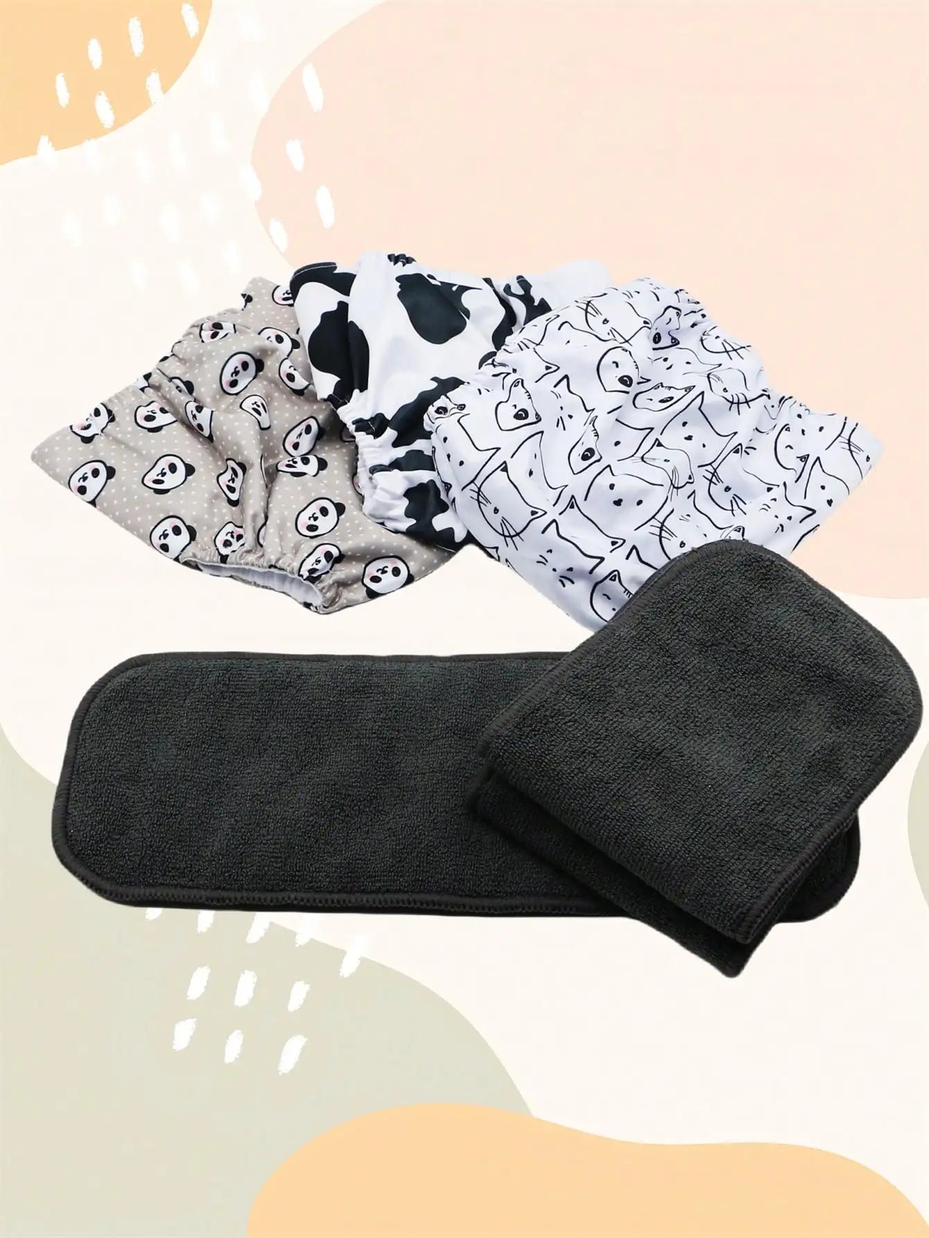 Baby Cloth Diapers With Microfiber Inserts For Newborns And Toddlers