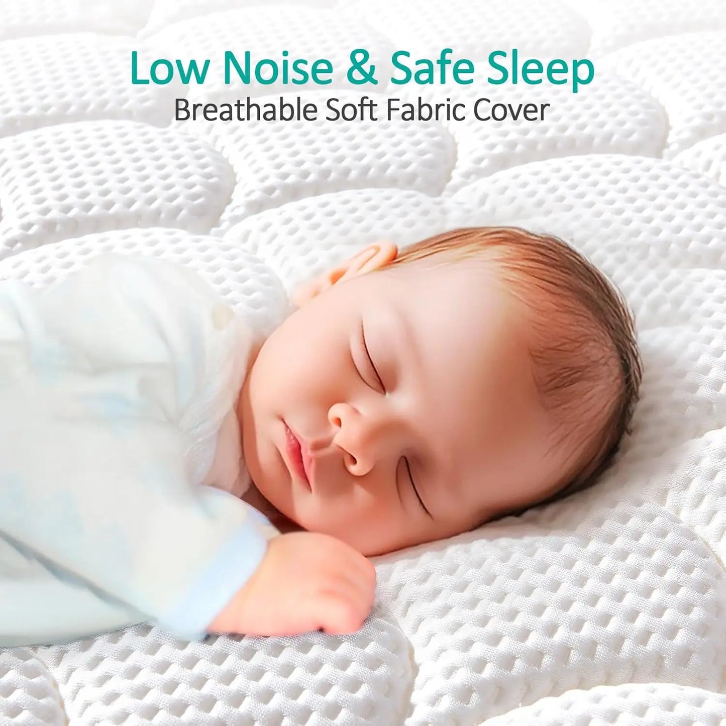 Dual Sided Crib and Toddler Mattress for Safe Sleep