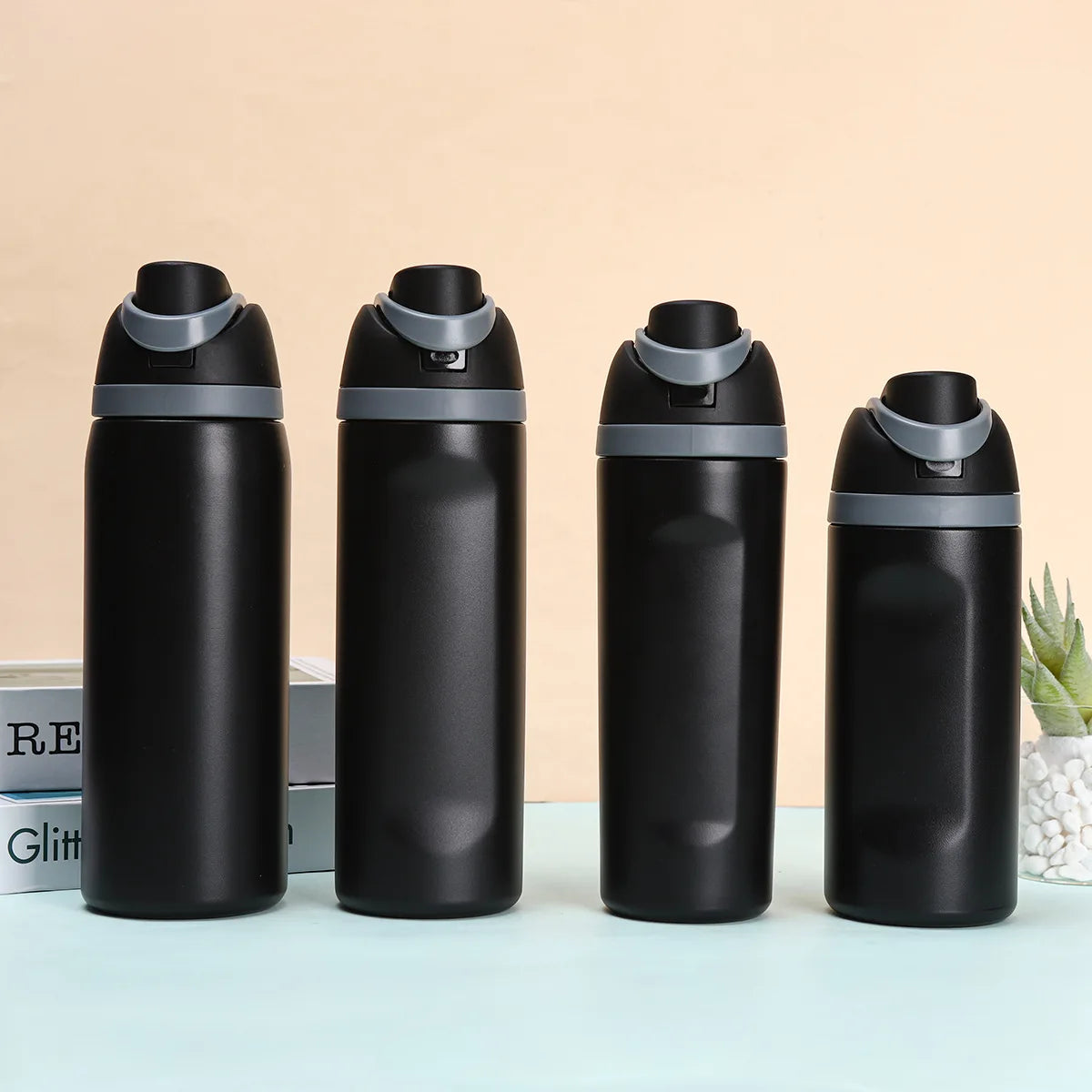 Stainless Steel Vacuum Thermos Cup Portable Insulated Water Flask Travel
