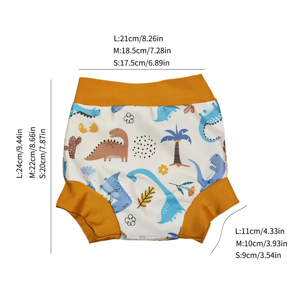 Eezkoala Leakproof Baby Swim Diaper Washable High Waist Nappies