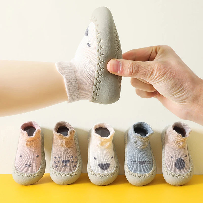 Cartoon Soft Non Slip Baby Socks For Toddlers All Seasons
