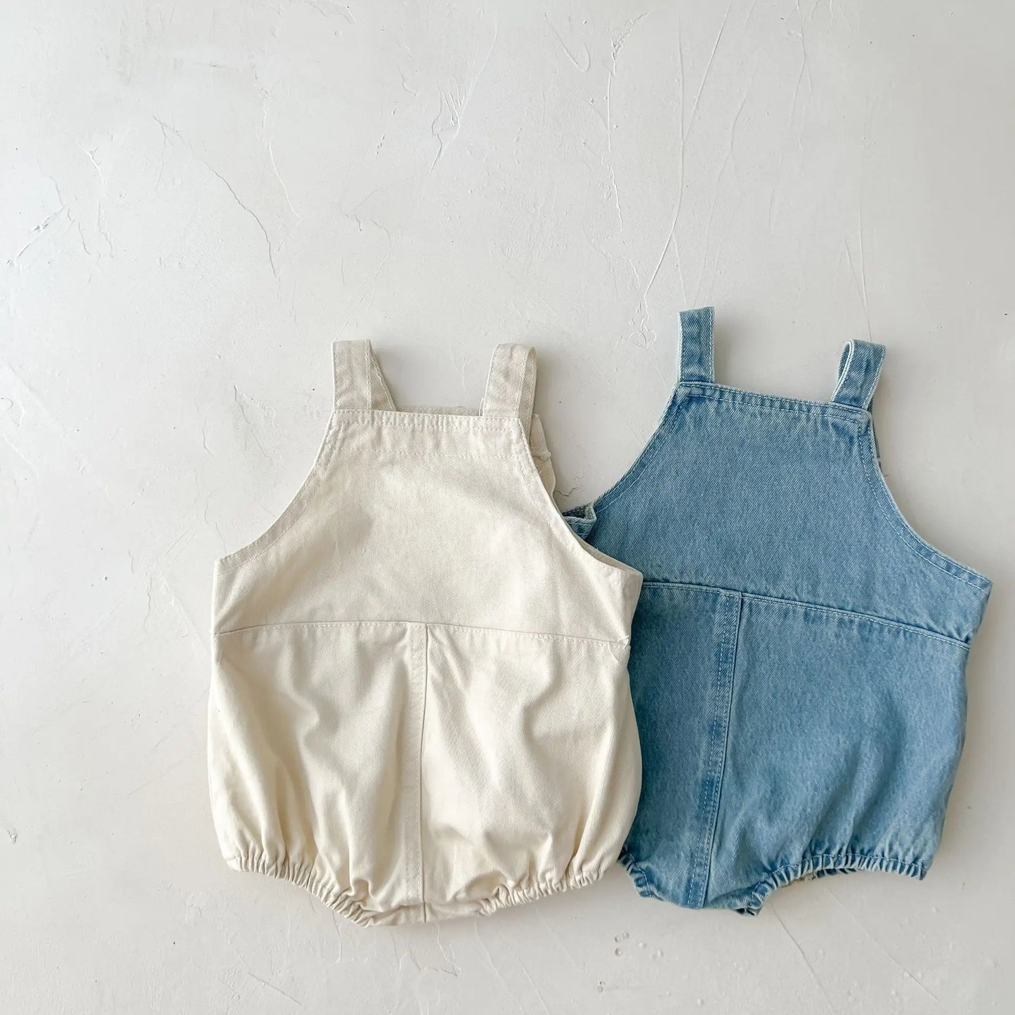 Cotton Cowboy Sleeveless Romper For Newborn Unisex Baby Outfit