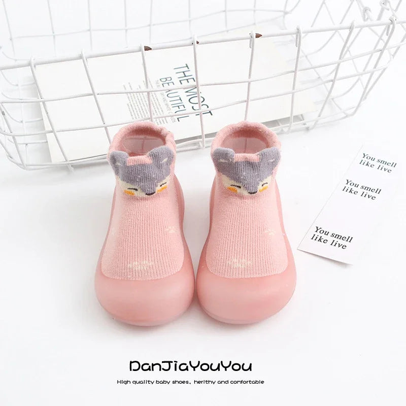 Baby First Walker Shoes Unisex Sneakers With Soft Rubber Soles