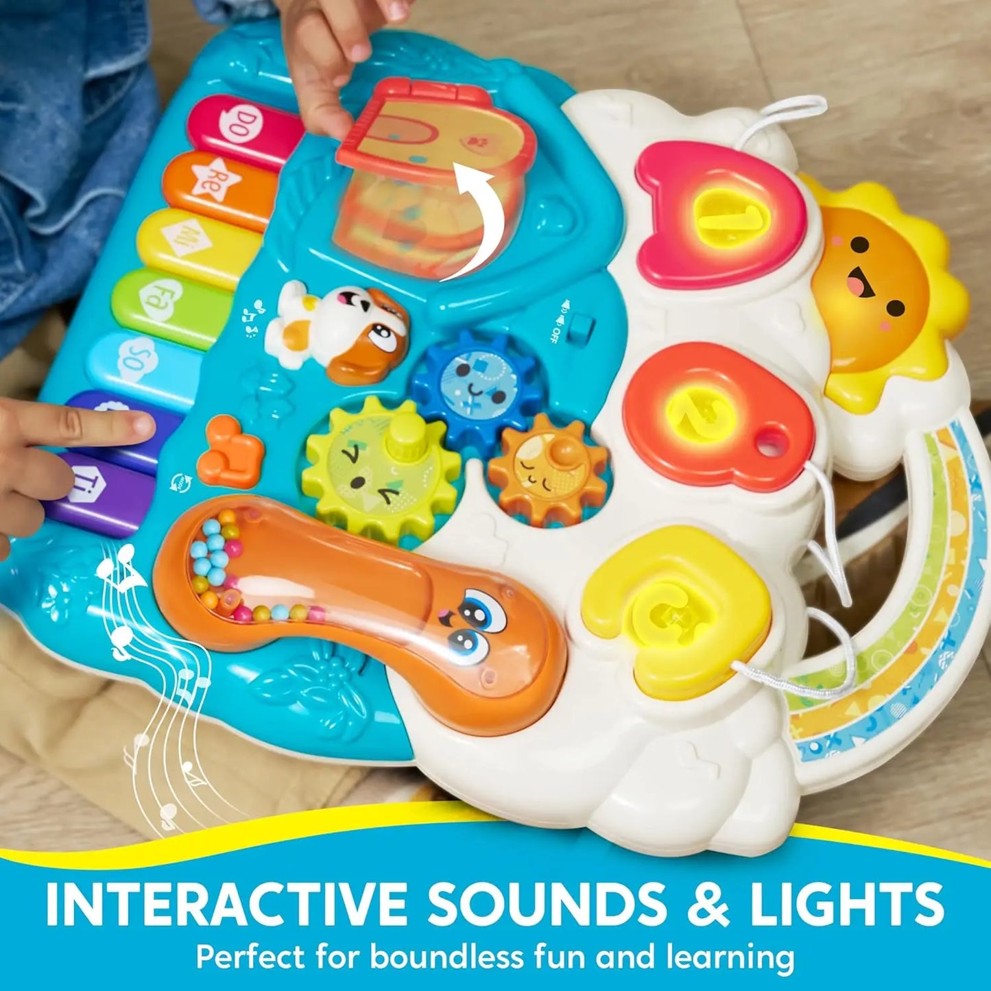 Joyfy 2 In 1 Sit To Stand Baby Learning Walker Push Walker