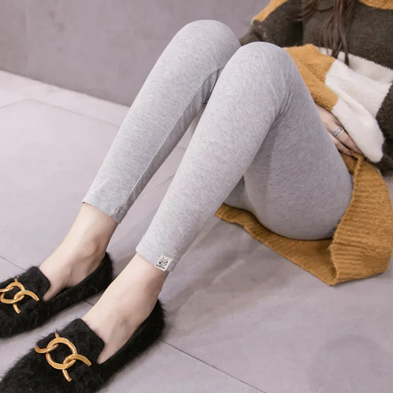 Maternity Leggings With Adjustable Waist For Pregnant Women Soft Slim