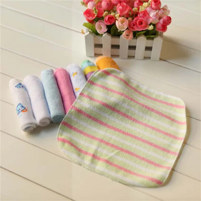 Soft Cotton Baby Towels And Washcloths Infant Set