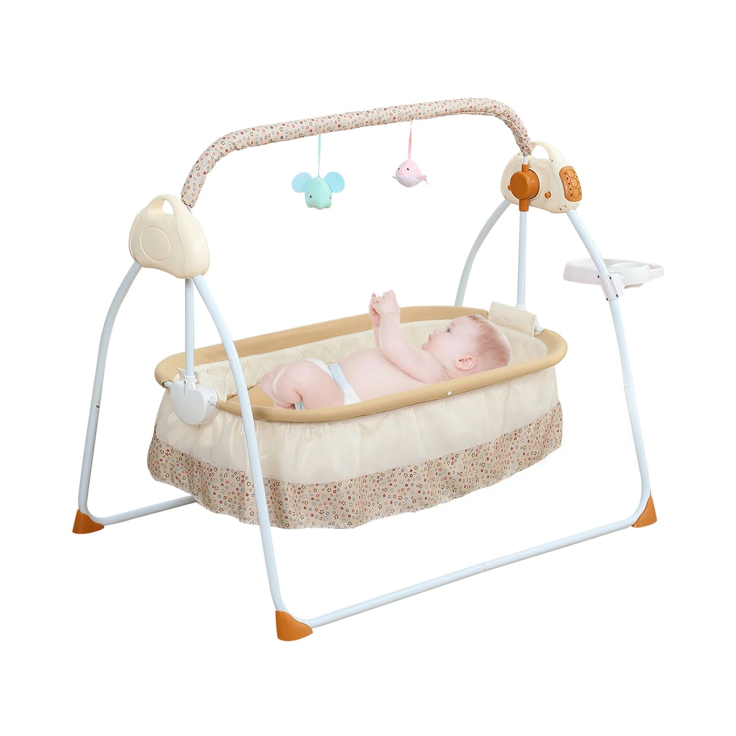 Electric Baby Cradle With Music Mosquito Net And Swing
